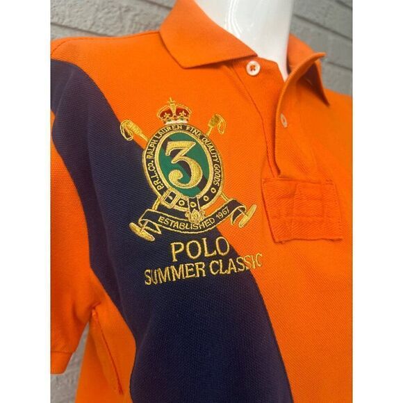 Ralph Lauren Custom Fit Banner Striped Polo Shirt Size S (Unisex) - Picture 5 of 12